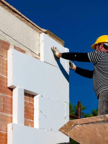 <center>Isolation extérieure</center> <center>Isolation extérieure</center>